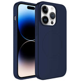 Apple iPhone 12 Pro Kılıf M-safe Wireless Şarj Özellikli Pastel Renk Silikon Zore Plas Kapak