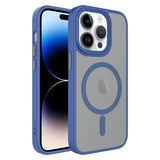 Apple iPhone 12 Pro Kılıf Mat Arka Yüzey Wireless Şarj Özellikli Zore Flet M-safe Kapak