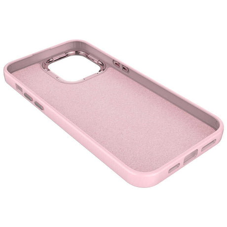 Apple iPhone 12 Pro Kılıf Metal Çerçeve ve Buton Tasarımlı Silikon Zore Luna Kapak