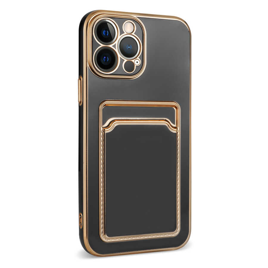 Apple iPhone 12 Pro Kılıf Zore Bark Kartlıklı Kapak