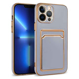 Apple iPhone 12 Pro Kılıf Zore Bark Kartlıklı Kapak
