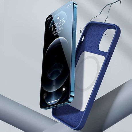 Apple iPhone 12 Pro Max Kılıf Benks M-safe Magnetic Original Apple MFI Certified Silikon Kapak