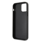 Apple iPhone 12 Pro Max Kılıf Guess Orjinal Lisanslı PU Deri Büyük Metal Logo Dizaynlı Kapak