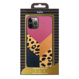 Apple iPhone 12 Pro Max Kılıf Kajsa Glamorous Serisi Leopard Combo Kapak