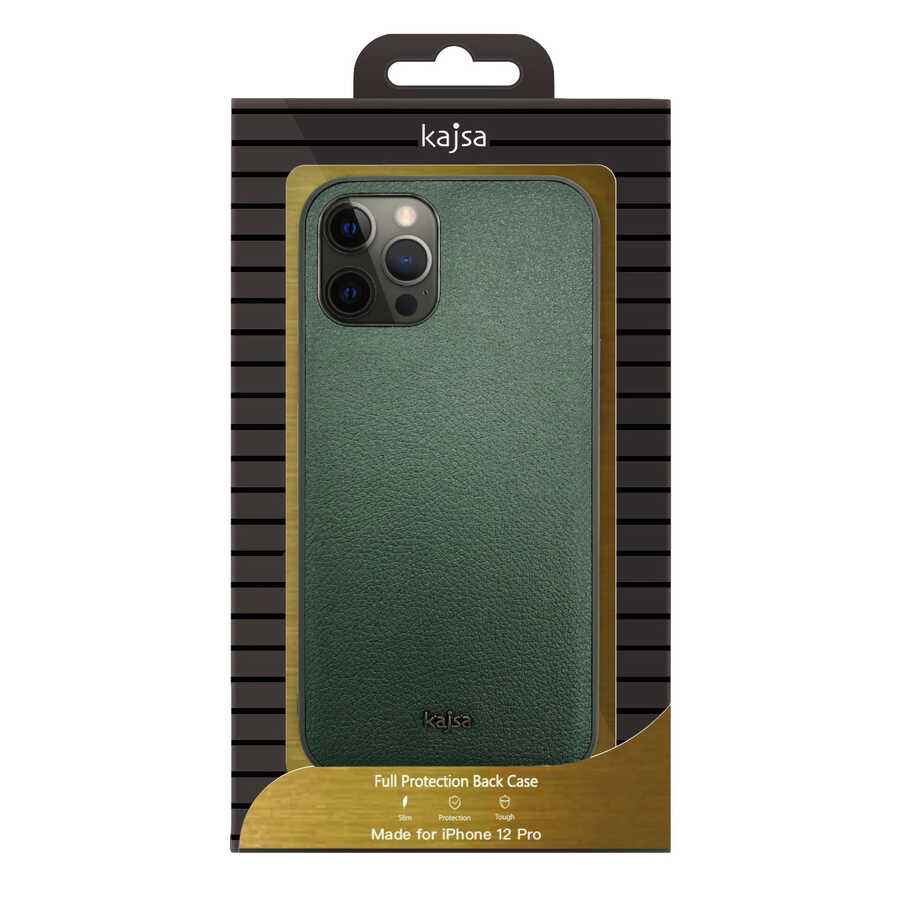 Apple iPhone 12 Pro Max Kılıf Kajsa Luxe Collection Hakiki Deri Kapak