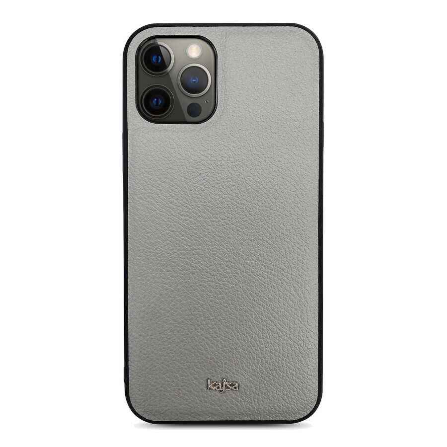 Apple iPhone 12 Pro Max Kılıf Kajsa Luxe Collection Hakiki Deri Kapak