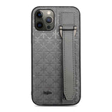 Apple iPhone 12 Pro Max Kılıf Kajsa Neo Clasic Serisi Mono K Strap Kapak