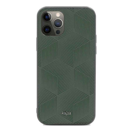 Apple iPhone 12 Pro Max Kılıf Kajsa Splendid Serisi 3D Cube Kapak