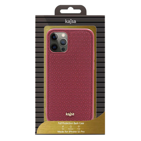 Apple iPhone 12 Pro Max Kılıf Kajsa Splendid Serisi 3D Leaf Kapak