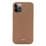 Apple iPhone 12 Pro Max Kılıf Kajsa Splendid Serisi 3D Leaf Kapak