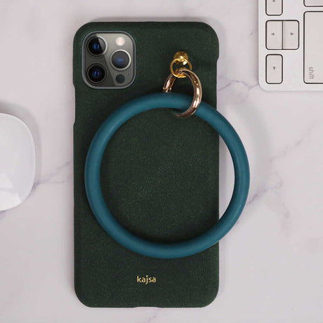 Apple iPhone 12 Pro Max Kılıf Kajsa Splendid Serisi Morandi Ring Kapak
