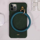Apple iPhone 12 Pro Max Kılıf Kajsa Splendid Serisi Morandi Ring Kapak
