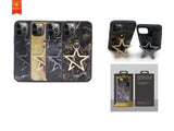 Apple iPhone 12 Pro Max Kılıf Kajsa Starry Serisi Marble Kapak