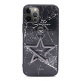 Apple iPhone 12 Pro Max Kılıf Kajsa Starry Serisi Marble Kapak
