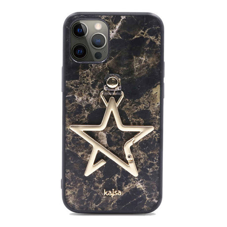 Apple iPhone 12 Pro Max Kılıf Kajsa Starry Serisi Marble Kapak