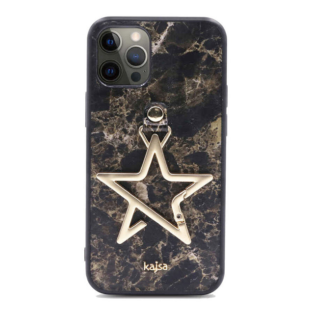 Apple iPhone 12 Pro Max Kılıf Kajsa Starry Serisi Marble Kapak
