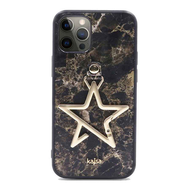 Apple iPhone 12 Pro Max Kılıf Kajsa Starry Serisi Marble Kapak