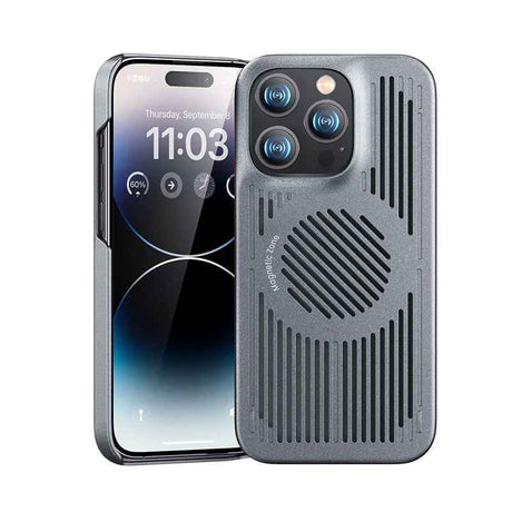 Apple iPhone 12 Pro Max Kılıf M-safe Şarj Özellikli Soğutucu Benks Biliz Kapak