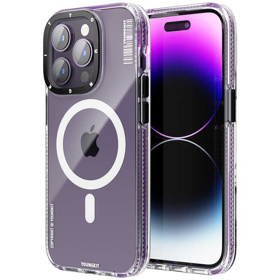 Apple iPhone 12 Pro Max Kılıf M-safe Şarj Özellikli YoungKit Exquisite Serisi Kapak