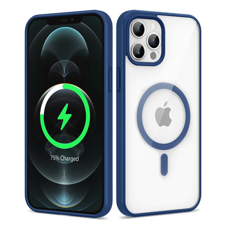 Apple iPhone 12 Pro Max Kılıf M-safe Wireless Şarj Özellikli Silikon Zore Ege Kapak