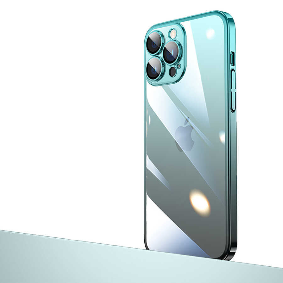Apple iPhone 12 Pro Max Kılıf Parlak Renk Geçişli Kamera Korumalı Zore Senkron Kapak