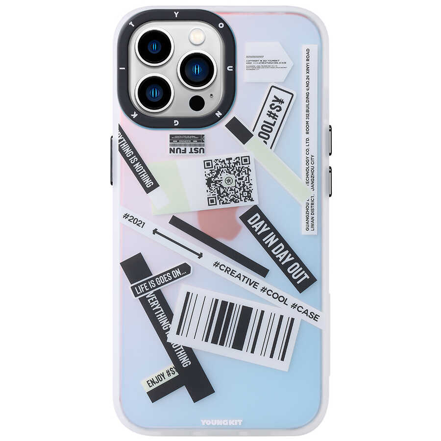 Apple iPhone 12 Pro Max Kılıf YoungKit Fashion Culture Time Serisi Kapak