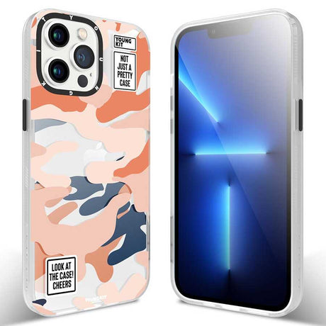 Apple iPhone 12 Pro Max Kılıf YoungKit Kamuflaj Serisi Kapak