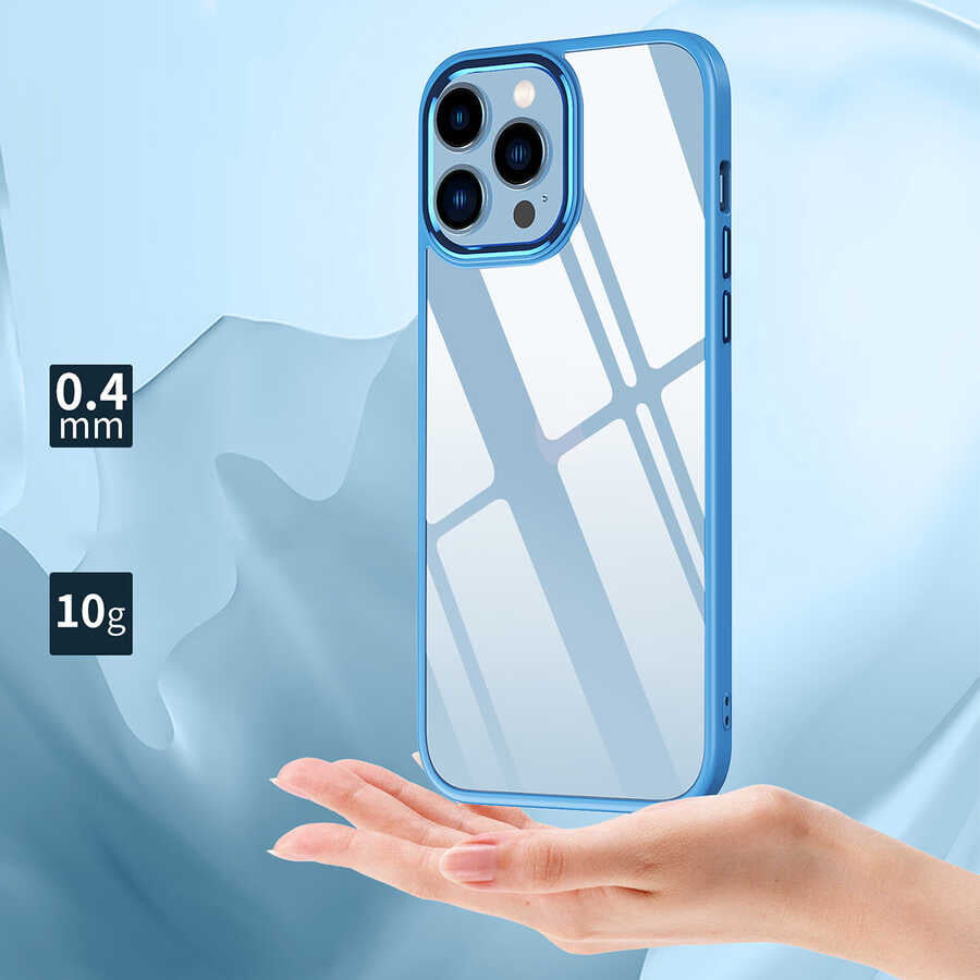 Apple iPhone 12 Pro Max Kılıf Zore Krom Kapak