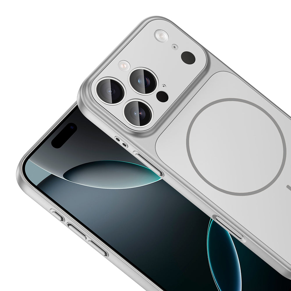 Apple iPhone 12 Pro Max Kılıf Zore M-Safe Şarj Özellikli Kamera Korumalı Formen Kapak