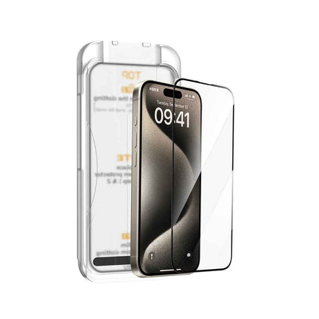 Apple iPhone 12 Pro Max Wiwu Wi-SQ008 Easy Install Temperli Cam Ekran Koruyucu + Kolay Uygulama Aparatlı