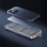 Apple iPhone 12 Pro Max Wiwu Wi-SQ008 Easy Install Temperli Cam Ekran Koruyucu + Kolay Uygulama Aparatlı