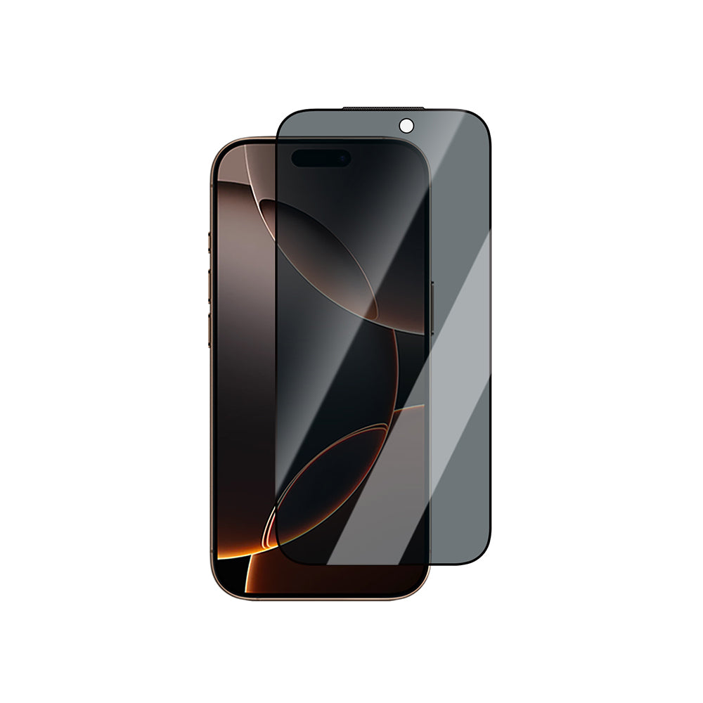Apple iPhone 13 CaseWorld Applicator Serisi 2.5D Eyesafe Mavi Işık Teknolojili 0.33mm Privacy Temperli Cam Ekran Koruyucu + Uygulama Aparatı