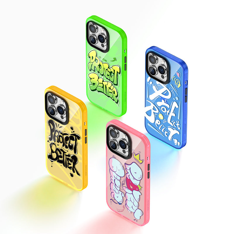 Apple iPhone 13 Kılıf Airbagli TPU Yazı Temalı Benks Dynamic New Kapak