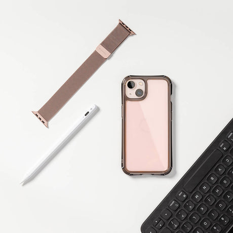 Apple iPhone 13 Kılıf Anti-Mikrobiyal Şok Önleyicili Şeffaf Lisanslı Switcheasy Alos Kapak