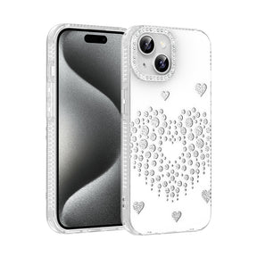Apple iPhone 13 Kılıf Damla Taşlı Zore Rivas Sert PC Kapak