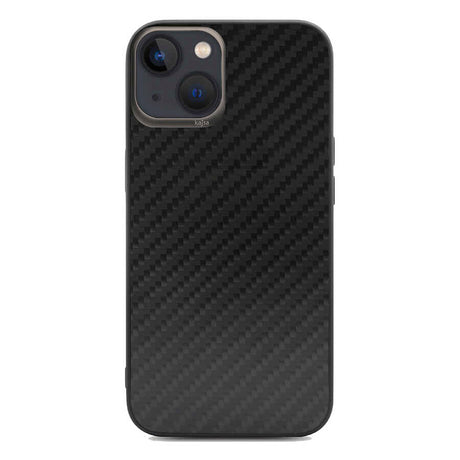 Apple iPhone 13 Kılıf Kajsa Carbon Fiber Collection Arka Kapak