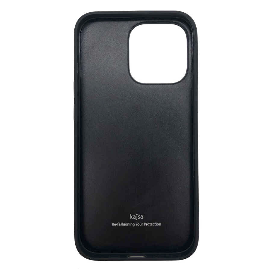 Apple iPhone 13 Kılıf ​Kajsa Luxe Collection Hakiki Deri Kapak