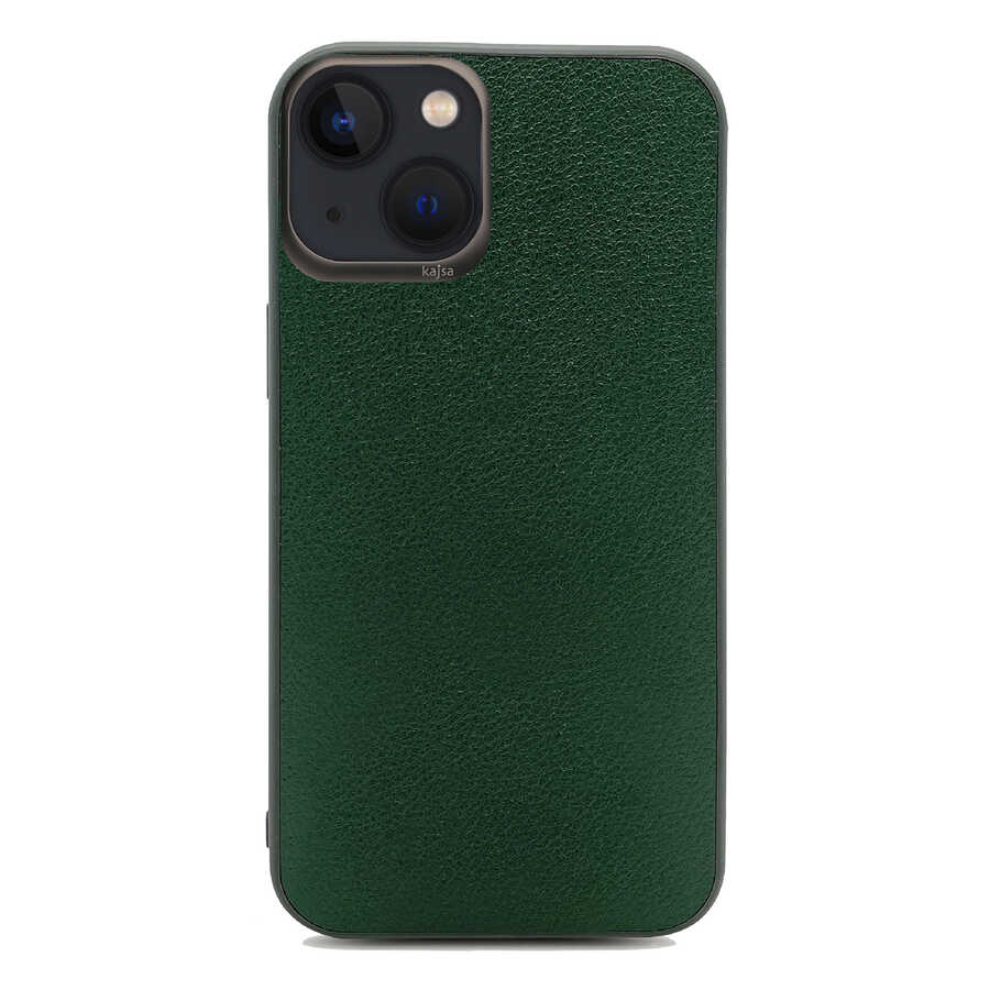 Apple iPhone 13 Kılıf ​Kajsa Luxe Collection Hakiki Deri Kapak