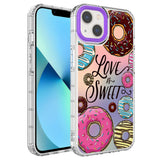 Apple iPhone 13 Kılıf Kamera Korumalı Renkli Desenli Sert Silikon Zore Korn Kapak