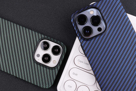 Apple iPhone 13 Kılıf Karbon Fiber Tasarımlı Zore Karbono Kapak