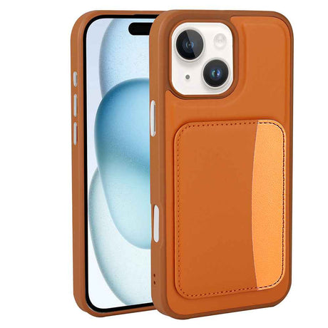 Apple iPhone 13 Kılıf Kartlıklı Zore X-Kart Silikon Kapak