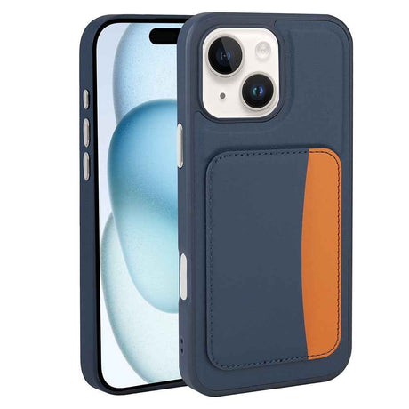 Apple iPhone 13 Kılıf Kartlıklı Zore X-Kart Silikon Kapak