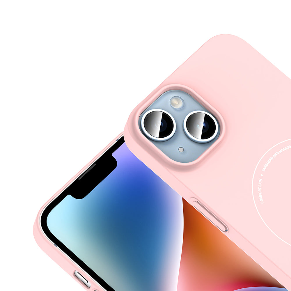 Apple iPhone 13 Kılıf M-Safe Şarj Özellikli Kamera Korumalı Zore Elio Sert PC Kapak
