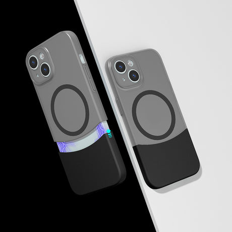 Apple iPhone 13 Kılıf M-Safe Şarj Özellikli Mıknatıslı Zore Duble Kapak