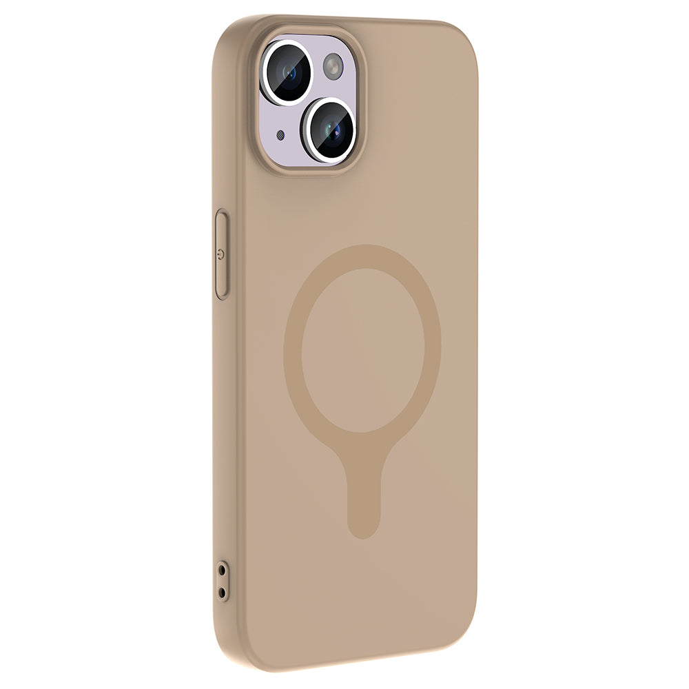 Apple iPhone 13 Kılıf M-Safe Şarj Özellikli Zore Aris Silikon Kapak