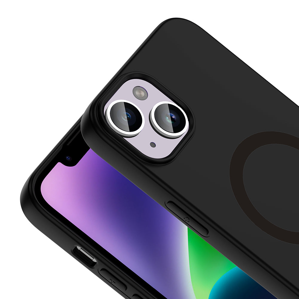 Apple iPhone 13 Kılıf M-Safe Şarj Özellikli Zore Aris Silikon Kapak