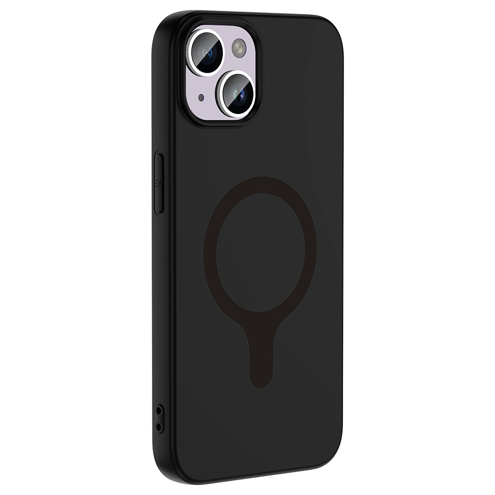 Apple iPhone 13 Kılıf M-Safe Şarj Özellikli Zore Aris Silikon Kapak