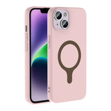 Apple iPhone 13 Kılıf M-Safe Şarj Özellikli Zore Aris Silikon Kapak