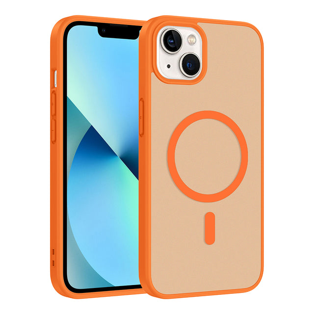 Apple iPhone 13 Kılıf M-safe Şarj Özellikli Zore Babet Kapak