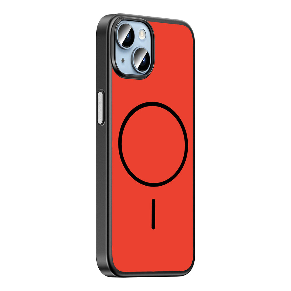 Apple iPhone 13 Kılıf M-Safe Şarj Özellikli Zore Lora PC Kapak